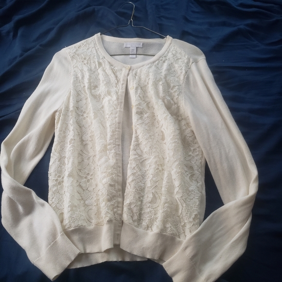 Charter Club Sweaters - Charter Club | Petite Medium Lace Cardigan Sweater